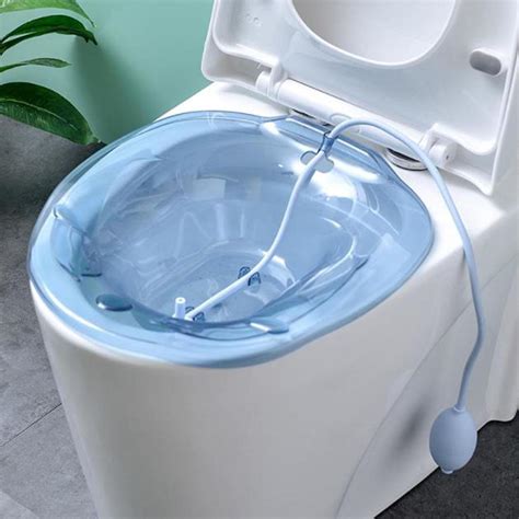 Upgraded Toilet Sitz Bath Tub With Hand Sprayer Function For Elderly