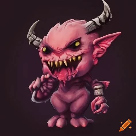 Illustration Of A Tiny Demon Imp On Craiyon