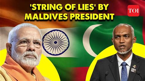 Maldivian President Muizzu 'Caught Red-Handed Spreading Falsehoods' on