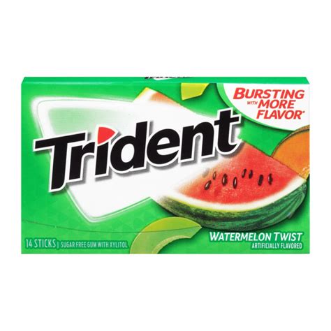 Trident Wild Blueberry Twist Gum 27g 14pc 12ct Mad About Candy