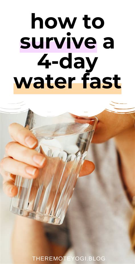 A Woman Drinking Water From A Glass With The Text How To Survive A 4
