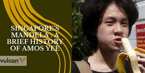 He was born in 1990s, in millennials generation. British E-Book Calls Amos Yee Singapore's Mandela