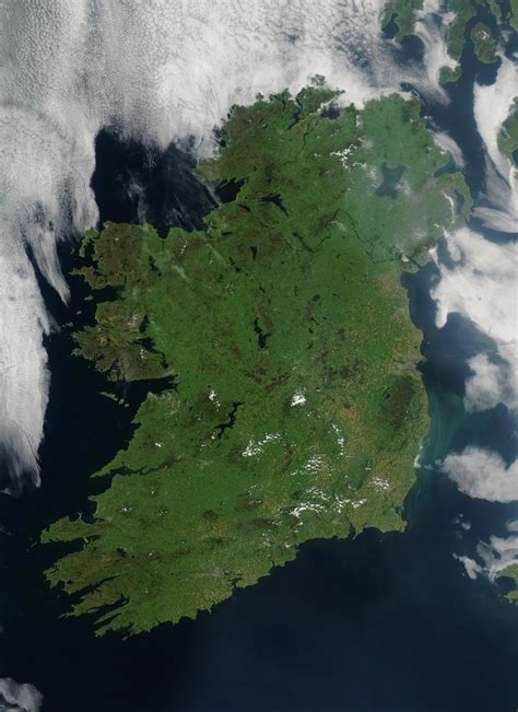Nasa Visible Earth Ireland