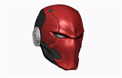Stl File Dc Red Ronin Red Hood Helmet Cosplay Mask 🪖・3d Printer Design To Download・cults