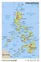 Physical map of Philippines | Philippines | Asia | Mapsland | Maps of ...