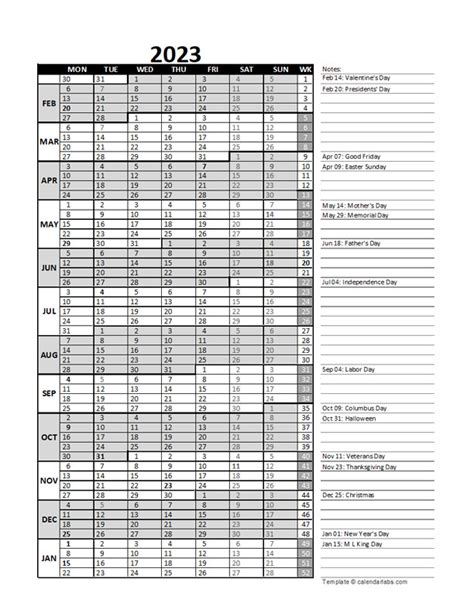 2023 Accounting Month End Close Calendar Free Printable Templates