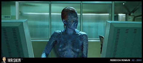 Naked Rebecca Romijn In X2 X Men United