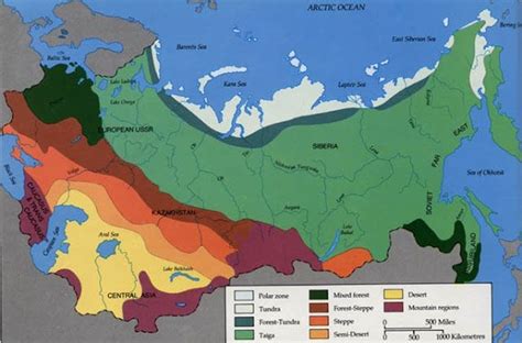 Eastern Siberian Taiga Maps And Location Of Taiga Vegetation In