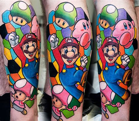 Super Mario Tattoo By Barbara Kiczek Photo 15014
