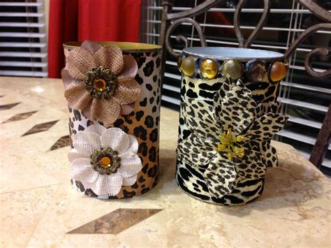 Neutral hues, tasseled ends and a leopard print create a classic accessory youll reach for again and again. Can Transformation, leopard print, makeup brush holder ...