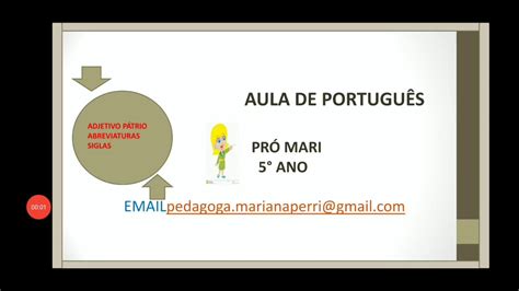Português Adjetivo Pátrioabreviaturassiglas 5° Ano Youtube