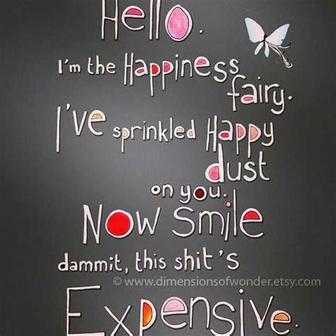Happiness Fairy Chalkboard Quote Art Words Of Wisdom Happy