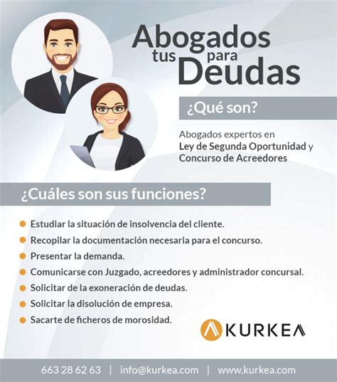 Abogado para tus deudas qué es y qué tareas realiza Kurkea