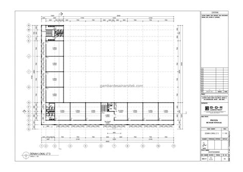Denah Kelas Gambar Desain Bangunan Sekolah Boarding School 3 scaled