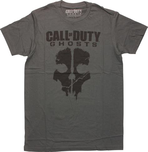 Call Of Duty Ghosts Logo T Shirt Sheer