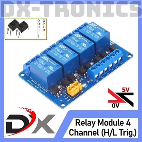 Jual Relay Module 4 Channel 5v Supports High And Low Trigger Arduino Di