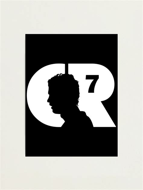 Tons of awesome cr7 logo wallpapers to download for free. "CR7 logo white" Photographic Print by pvdesign | Redbubble