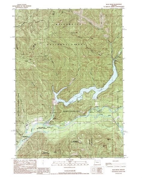 Blue River Topographic Map Or Usgs Topo Quad 44122b3