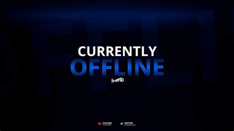Twitch Offline Banner Template Free Printable Templates