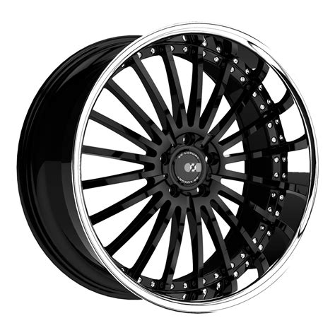 New York Gloss Black Wstainless Steel Lip Rim By Xo Luxury Wheels