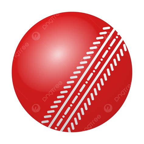 Shiny Glowing Red Cricket Ball Cricket Ball Glow Png And Vector With