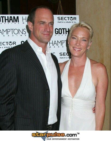 Christopher Meloni With His Wife Sherman Williams Sherman Williams Actors And Actresses Actors