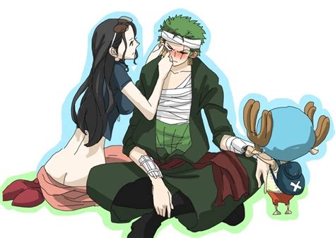 Zoro And Robin And Chopper Patching Him Up One Piece World Nami One Piece One Piece Ship