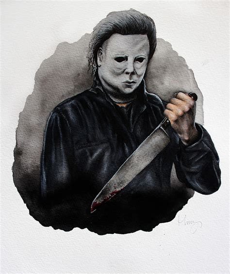 Michael Myers Sketch At Explore Collection Of