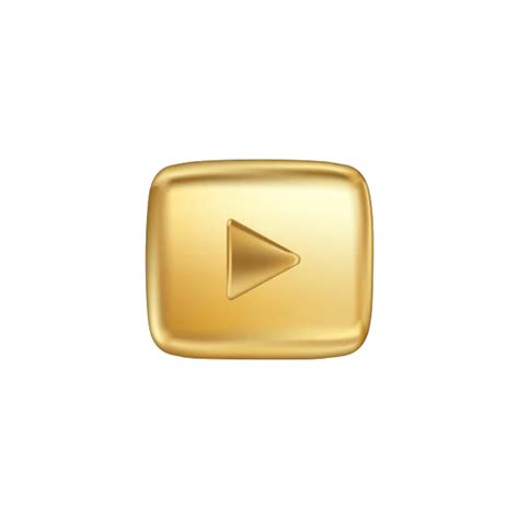 39 Golden Youtube Logo Png