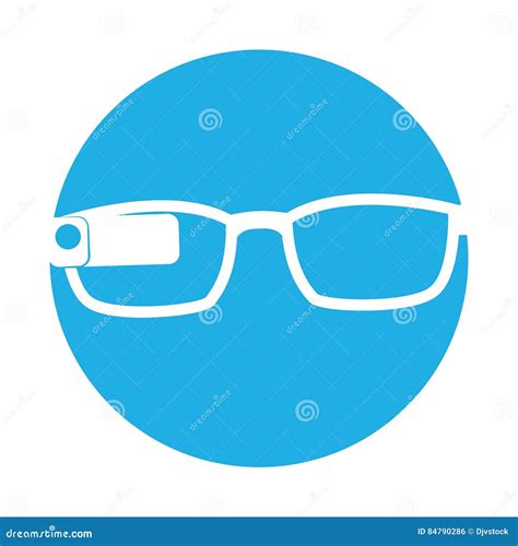 Smart Glasses Icon Image Stock Illustration Illustration Of