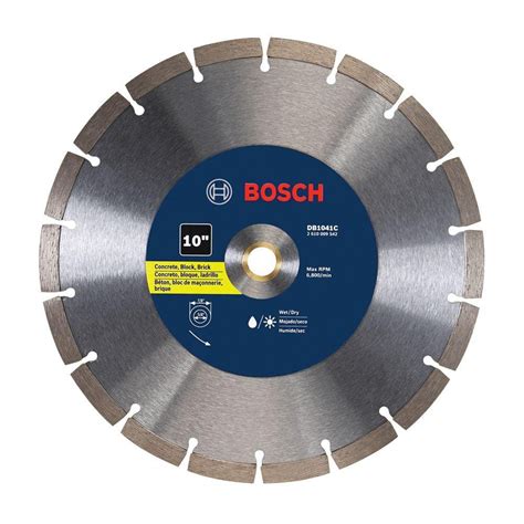 Bosch 10 In Premium Segmented General Purpose Diamond Circular Saw