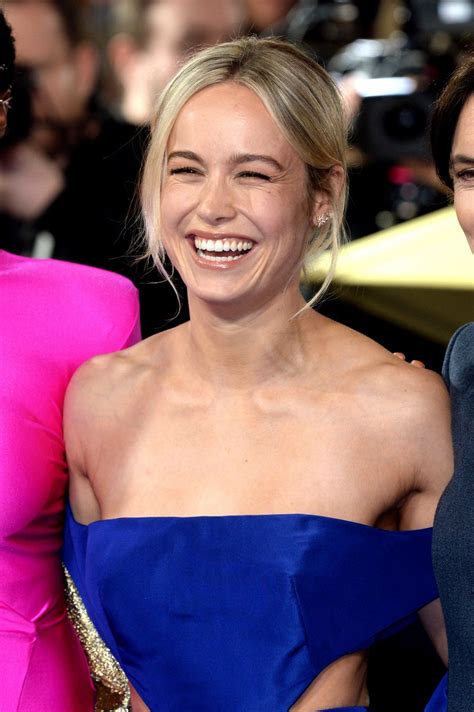 Why would you not want her headlining a marvel film? BRIE LARSON at Captain Marvel Premiere in London 02/27 ...