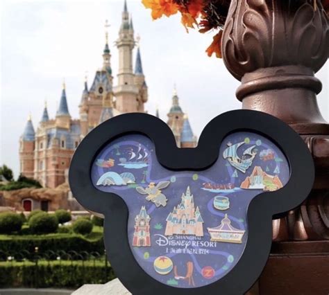 Shanghai Disney Resort Mickey Framed Pin Set Disney Pins Blog