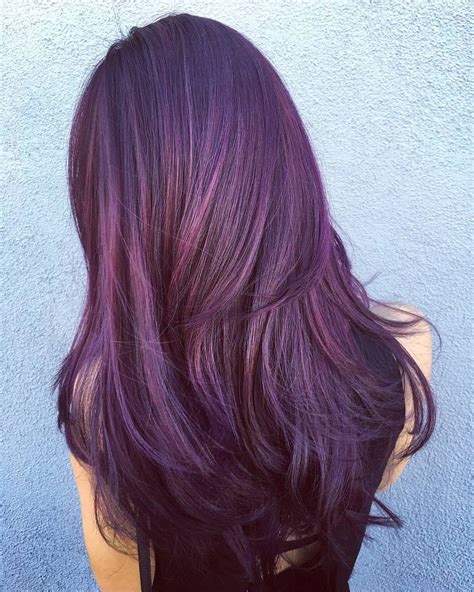 Dark Purple Hair Is A Really Great Look For A Woman Especially If You