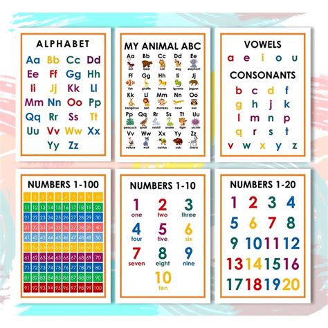 ‼️lowest Price‼️ A4 Laminated Educational Wall Chart Alphabets
