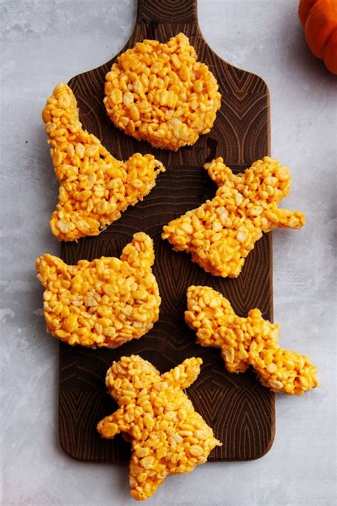 Vegan Halloween Rice Crispy Treats Recipe Also Great For Thanksgiving