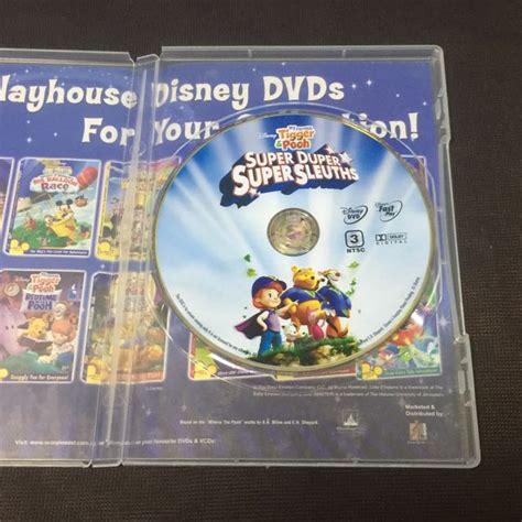 Disney My Friends Tigger Pooh Super Duper Super Sleuths DVD Hobbies