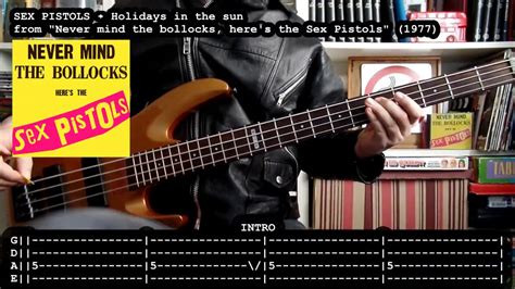 Sex Pistols Holidays In The Sun 🏖️ Bass Cover W Tabs Youtube