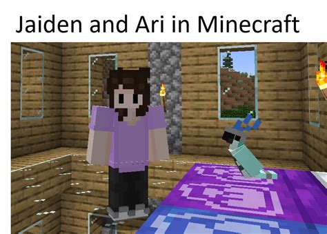 Jaiden And Ari In Minecraft Credits To The Creators Of The Pewdiepack