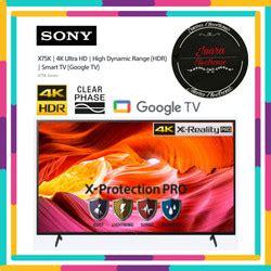 Promo SONY Bravia LED 4K Ultra HD Google TV 55 Inch KD 55X75K FREE