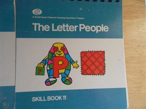 The Letter People Vintage 1981 Childcraft Reading Readiness Program 4