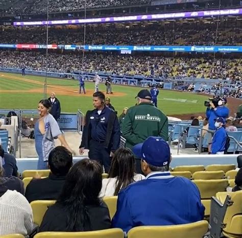 Baseball Fan Accidentally Flashes Boobs While Dancing In Stand And