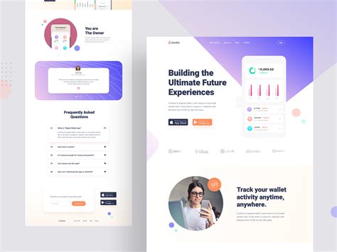 App Landing Page By Ahmed Manna For Unopie Design On Dribbble