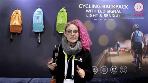 Vup Cycling Backpack At Ces Fair Youtube