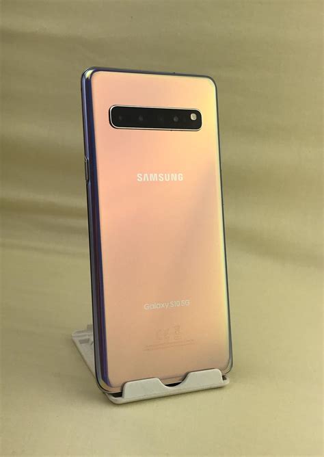 Samsung Galaxy S10 5g Sm G977u 256gb Crown Silver For Verizongsm Networks Ebay