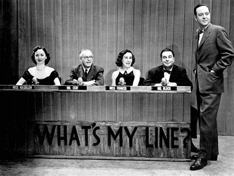 Whats My Line Original Television Panel 1952 Arlene Francis