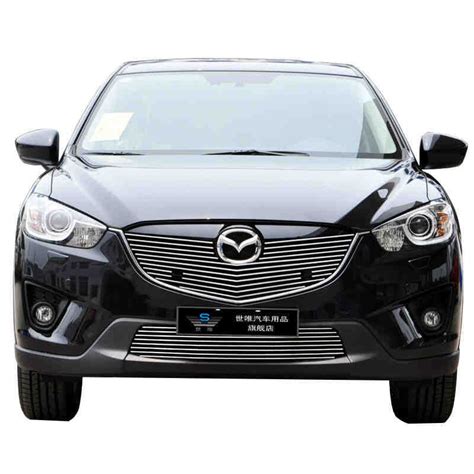 For Mazda Cx 5 2012 2013 2014 Front Racing Grill Grille Cover Trim High