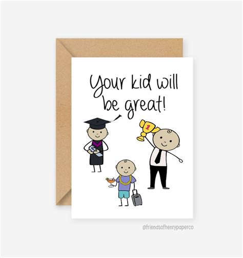 Funny New Baby Card Funny Baby Card Baby Congratulations Etsy