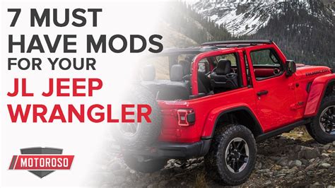 Must Have Mods For The Jeep Wrangler Jl 2019 Motoroso Blog