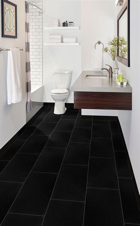 12 Black Tile Bathroom Floor Ideas Kolo Magazine